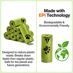Eco Friendly Dog Poop Bags Extra Thick Leak Proof Unscented