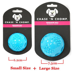Caitec Squeaky Bouncing Dog Ball Durable Floatable Springy Toy