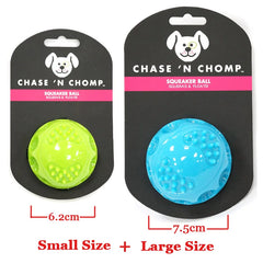 Caitec Squeaky Bouncing Dog Ball Durable Floatable Springy Toy