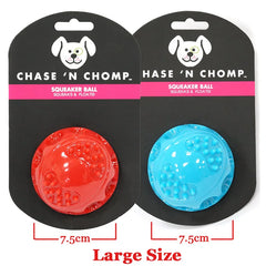Caitec Squeaky Bouncing Dog Ball Durable Floatable Springy Toy