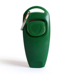 2 in 1 Pet Training Clicker Whistle Key Ring Wrist Strap