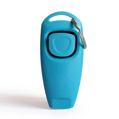 2 in 1 Pet Training Clicker Whistle Key Ring Wrist Strap