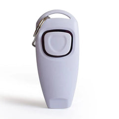 2 in 1 Pet Training Clicker Whistle Key Ring Wrist Strap