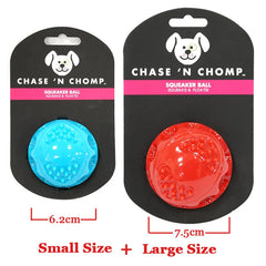 Caitec Squeaky Bouncing Dog Ball Durable Floatable Springy Toy