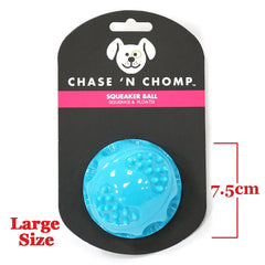 Caitec Squeaky Bouncing Dog Ball Durable Floatable Springy Toy