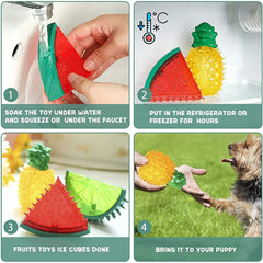 Freezable Cooling Chew Toy Dog Cat Summer Ice Bite Resistant