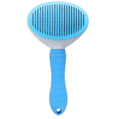 Self Cleaning Pet Hair Remover Brush Dog Cat Grooming Comb