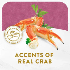 16 Pack Grain Free Cat Food Seafood Bisque Crab Pouches