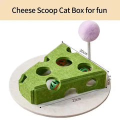 Interactive Cat Puzzle Box Felt Hide and Seek Mental Training Toy