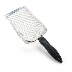 Long Handle Stainless Steel Cat Litter Shovel Waste Scoop Tool
