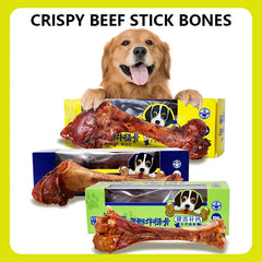 Crispy Beef Stick Bone Dog Chew Dental Large Size Treat