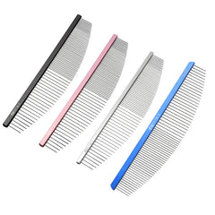Fenice Moon Style Metal Pet Grooming Comb Dog Cat Brush