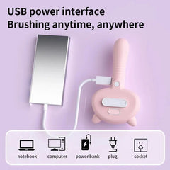2 in 1 Pressurized Pet Grooming Brush Electric Deshedding Spray Comb