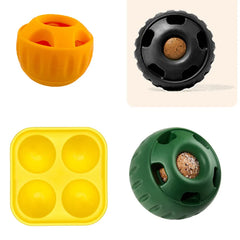Interactive Silicone Dog Toy Treat Mold Frozen Enrichment Chew Resistant