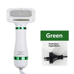 2 in 1 Pet Hair Dryer Grooming Blower Comb Portable Device