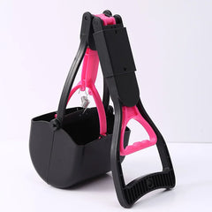 Heavy Duty Long Handle Dog Pooper Scooper Jaw Clamp Waste Picker