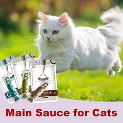 Cat Strips Wet Snack 8 Pack Cod Tuna Beef Protein DHA