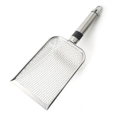 Long Handle Stainless Steel Cat Litter Shovel Waste Scoop Tool