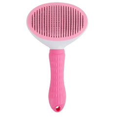 Self Cleaning Pet Hair Remover Brush Dog Cat Grooming Comb