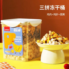 Family Bucket Freeze Dried Chicken Cat Treats Adult Kitten Snacks
