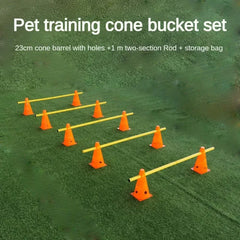 Dog Agility Training Obstacle Set Jump Bars Pet Exercise Kit