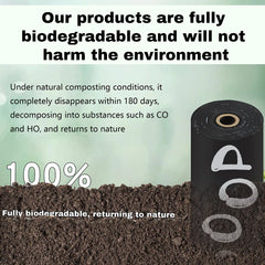 Certified Compostable Dog Waste Bags Thick Leak Proof Biodegradable Dispenser
