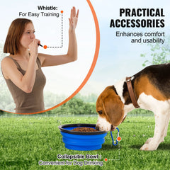 SucceBuy Dog Agility Training Set Hurdles Weave Poles Jump Ring
