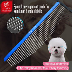 Fenice Moon Style Metal Pet Grooming Comb Dog Cat Brush