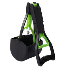 Heavy Duty Long Handle Dog Pooper Scooper Jaw Clamp Waste Picker