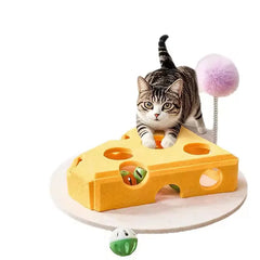 Interactive Cat Puzzle Box Felt Hide and Seek Mental Training Toy