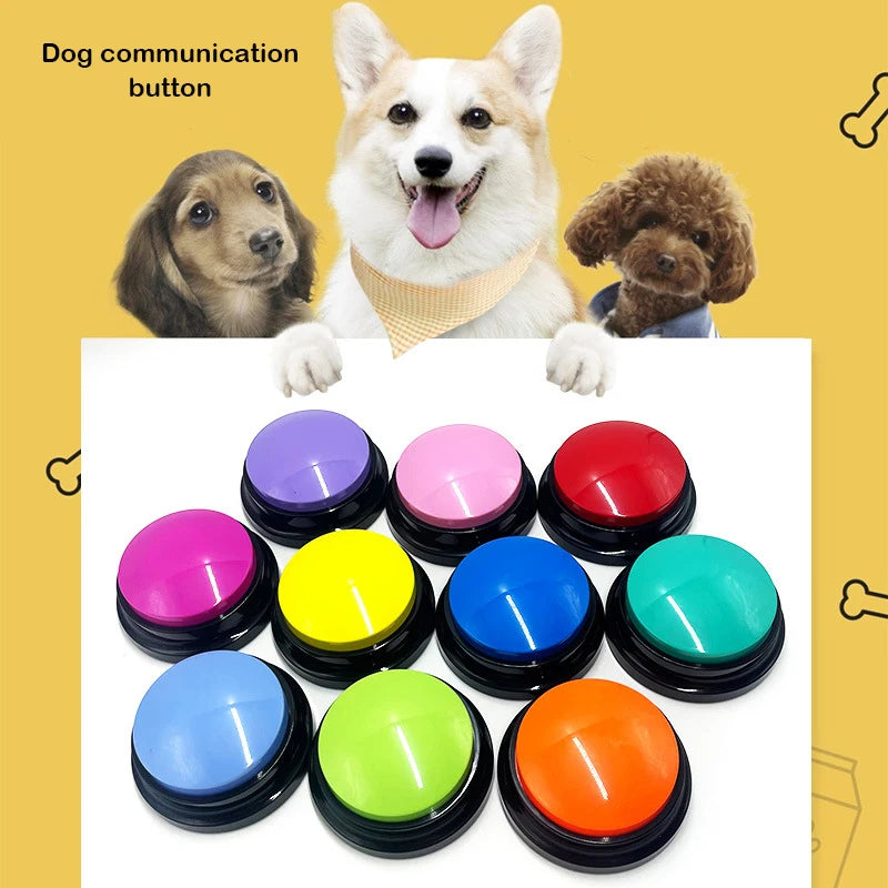 Dog Talking Buttons Voice Recording Training Buzzer Pet Communication Tool