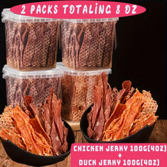 Assorted High Protein Dog Treats Chicken Duck Egg Yolk Snacks