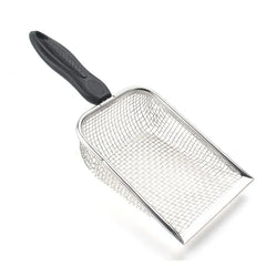 Long Handle Stainless Steel Cat Litter Shovel Waste Scoop Tool