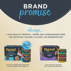 4 Pack Natural Tuna Salmon Wet Cat Food Pate Entrees