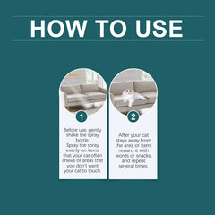 Pet Deterrent Spray for Cats Dogs Anti Chew Scratch Training Aid