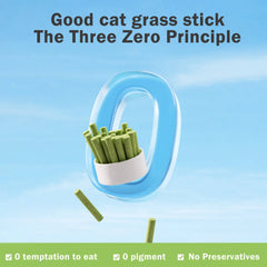 Freeze Dried Cat Grass Chew Sticks Hairball Control Digestive Treat