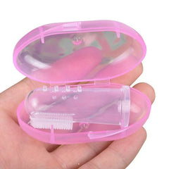 Super Soft Finger Toothbrush Pet Dog Cat Dental Cleaning Tool
