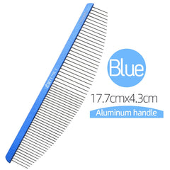 Fenice Moon Style Metal Pet Grooming Comb Dog Cat Brush