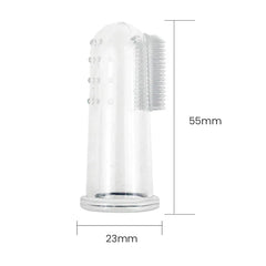 Super Soft Finger Toothbrush Pet Dog Cat Dental Cleaning Tool