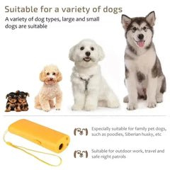 3 in 1 LED Dog Repeller Ultrasonic Anti Bark Training Device