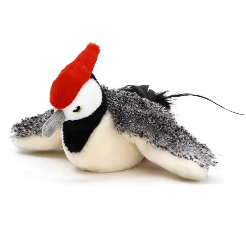 Interactive Cat Electric Bird Toy Catnip USB Rechargeable Squeaky Plush