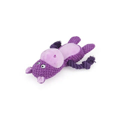 Cute Animal Rope Plush Dog Toy Squeaky Chew Puppy Knot