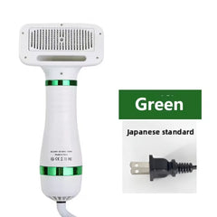 2 in 1 Pet Hair Dryer Grooming Blower Comb Portable Device