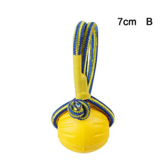 Indestructible Rubber Dog Ball Chew Fetch Training Interactive Pet Toy