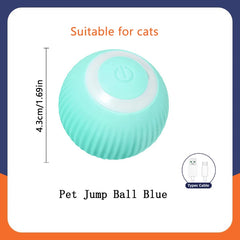 Smart Electronic Interactive Dog Ball USB Automatic Moving Pet Toy