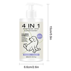4 in 1 Pet Shampoo Conditioner Dog Cat Hair Loss Care