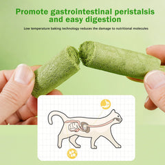 Freeze Dried Cat Grass Chew Sticks Hairball Control Digestive Treat