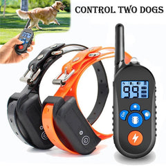 800m Remote Electric Dog Training Collar Shock Vibration Waterproof Device