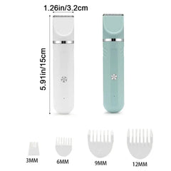 USB Rechargeable 4 in 1 Pet Hair Clipper Low Noise Grooming