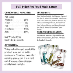 Cat Strips Wet Snack 8 Pack Cod Tuna Beef Protein DHA